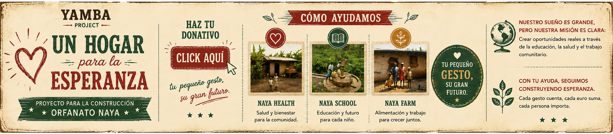 Ay�danos a terminar Naya Home, el hogar que cambiar� el futuro de nuestros ni�os