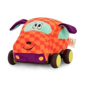 COCHECITO BLANDO TELA PERRITO NARANJA