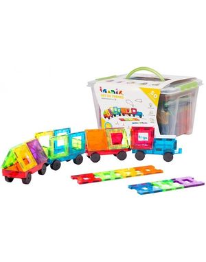 BRAINTOYS IMANIX SET TRENES 50 PIEZAS + 10 DE REGALO