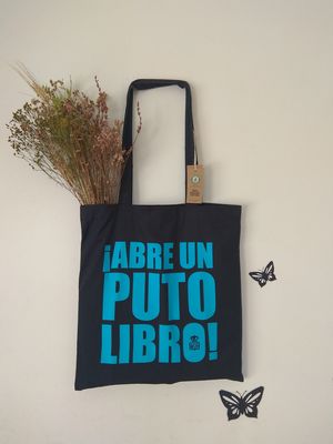 BOLSA TELA ABRE UN PUTO LIBRO!