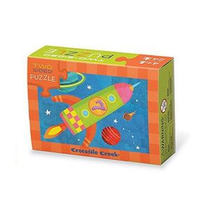 MINI PUZZLE DOBLE CARA 24 PIEZAS COHETE