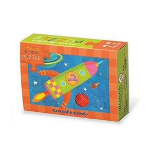 MINI PUZZLE DOBLE CARA 24 PIEZAS COHETE