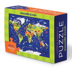 PUZZLE 100 PIEZAS ANIMALES DEL MUNDO