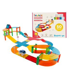 BRAINTOYS IMANIX PISTA DE CARRERAS 50 PIEZAS
