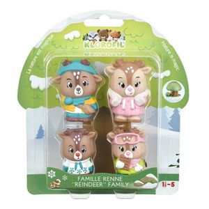 KLOROFIL LOTE DE 4 PERSONAJES FAMILIA 