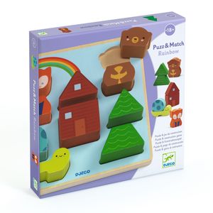 ENCAJABLE PUZZ & MATCH RAINBOW