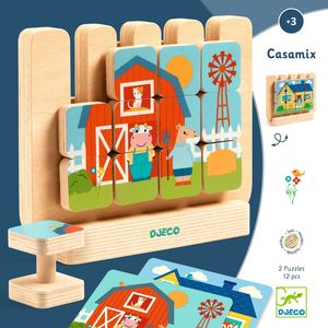 JUEGO EDUCATIVO PUZZLE CASAMIX