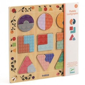 PUZZLE ENCAJABLE LUDIGRAPHIC FORMAS