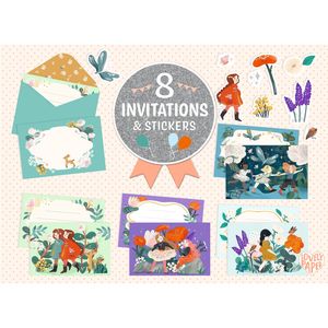 CAJA DE INVITACIONES AMIGAS DEL JARD�N