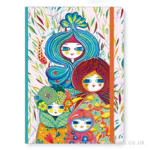 LIBRETA CON GOMA MURIEL LOVELY PAPER