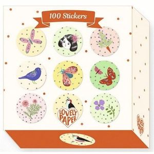 100 PEGATINAS CHIC LOVELY PAPER DJECO