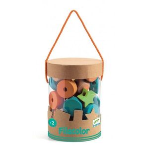 FILACOLOR. 24 PERLAS DE MADERA