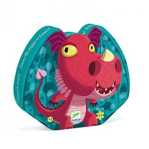 PUZZLE SILUETA EDMON EL DRAGON 24 PIEZAS