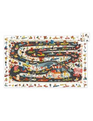 PUZZLE OBSERVACI�N 54 PIEZAS RALLY DE COCHES