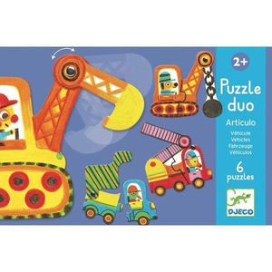 PUZZLE DUO VEHICULOS DJECO