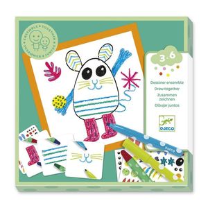 SET DIBUJA ANIMALES DIVERTIDOS