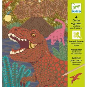LAMINAS PARA RASPAR EL REINO DE LOS DINOSAURIOS