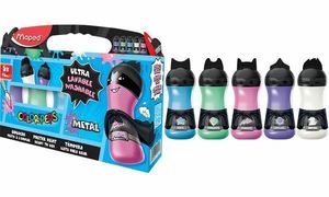 TEMPERA METALIZADA 5 COLORES DE 75 ML MAPED