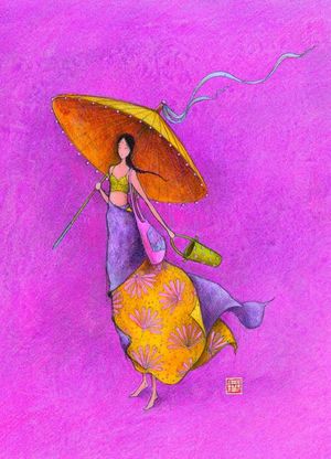 CUADERNO GRAPADO 15X21CM MORADO GAELLE 48 H RAYADAS A5