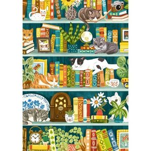 CUADERNO GRAPADO HORIZONTAL 10,5X15CM ESTANTERIA LIBROS
