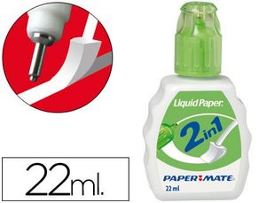 CORRECTOR LIQUIDO FRASCO PAPER MATE 22 ML 2 EN 1