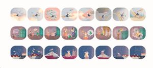 CAJA ROSA CON 3 DISCOS PARA LINTERNA RASE