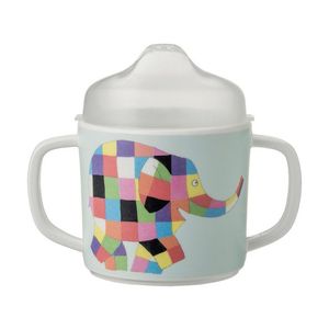 TAZA DOBLE ASA BASE ANTIDESLIZANTE Y TAPA DESMONTABLE ELMER