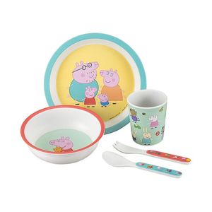 SET VAJILLA 5 PIEZAS PEPPA PIG