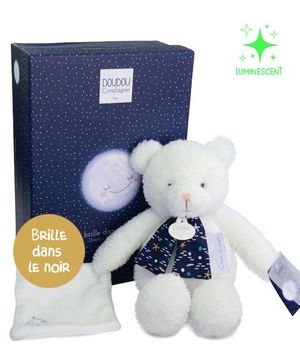 CLAIR DE LUNE - OSO CLARO DE LUNA CON MANTITA 30 CM