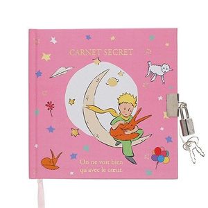 DIARIO SECRETO + CANDADO Y LLAVE EL PRINCIPITO ROSA