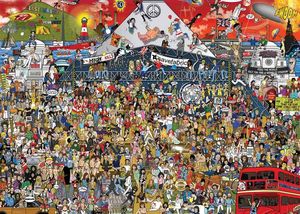 PUZZLE HISTORIA DE LA MSICA BRITNICA DE 2000 PIEZAS