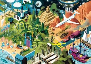 PUZZLE PELCULAS DE STEVEN SPIELBERG DE 1000 PIEZAS