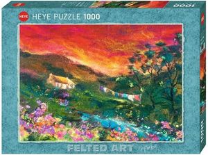 PUZZLE 1000 PIEZAS FELTED ART WASHING LINE