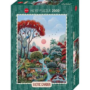 PUZZLE 2000 PIEZAS EXOTIC GARDEN WILDLIFE PARADISE