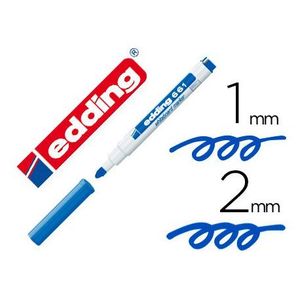 ROTULADOR PIZARRA BLANCA. AZUL. WHITEBOARD MARKER EDDING 661. TRAZO 1-2 MM