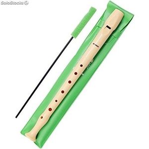 FLAUTA HOHNER BARROCA FUNDA VERDE CLASICA
