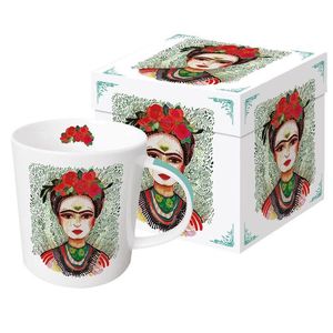 TAZA FRIDA: MEMORIA EL CORAZON + CAJA REGALO