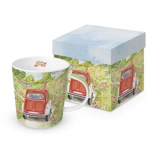 TAZA BUEN VIAJE + CAJA REGALO