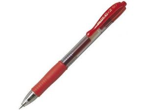 BOLIGRAFO PILOT G-2 ROJO TINTA GEL RETRACTIL SUJECION DE CAUCHO