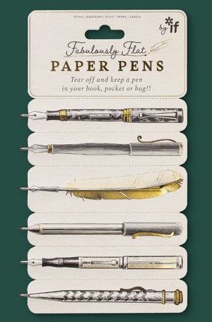MARCA PGINAS PLUMA DE PAPEL