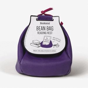 PUFF APOYA LIBROS MORADO