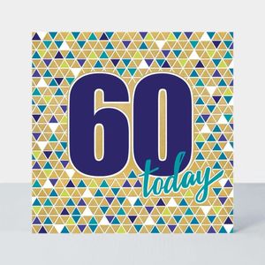 TARJETA FELICITACION EDAD ULTRA 60 AOS