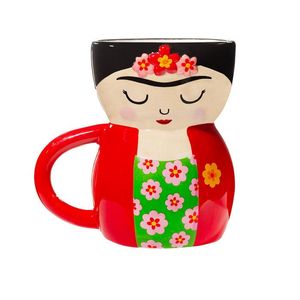 TAZA FORMA DE CUERPO DE FRIDA