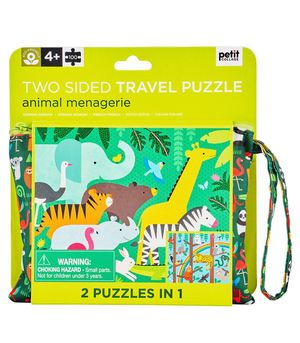 PUZZLE 2 EN 1 - ANIMALES SELVA 49 PIEZAS