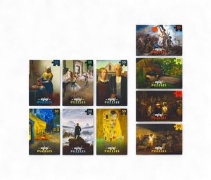 MINI PUZZLE ARTE INTERNACIONAL 50 PIEZAS SURTIDOS