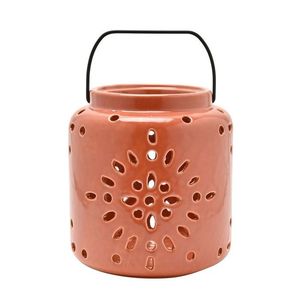 FAROLILLO DE CERAMICA - TERRACOTA