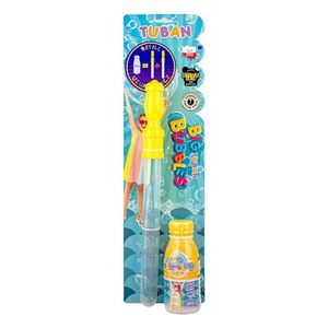 TUBAN CONJUNTO BUBBLES ESPADA BURBUJA Y 250 ML L�QUIDO DOBLE RECARGA
