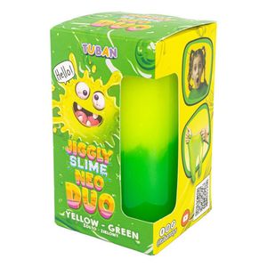 TUBAN JIGGLY SLIME NEO DUO � AMARILLO-VERDE 430 G