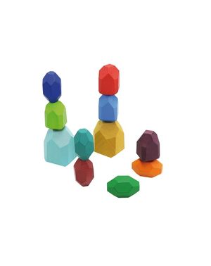 WOODEN STACKING STONES - 11 PIEZAS