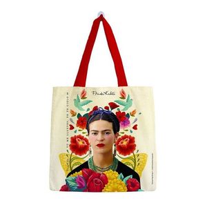 BOLSA ALGODON FRIDA KAHLO PEQUEA ALAS AMARILLAS